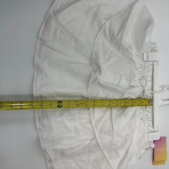 Stoney Clover for Target White Mini Skirt Tiered Size Medium - Picture 2 of 8